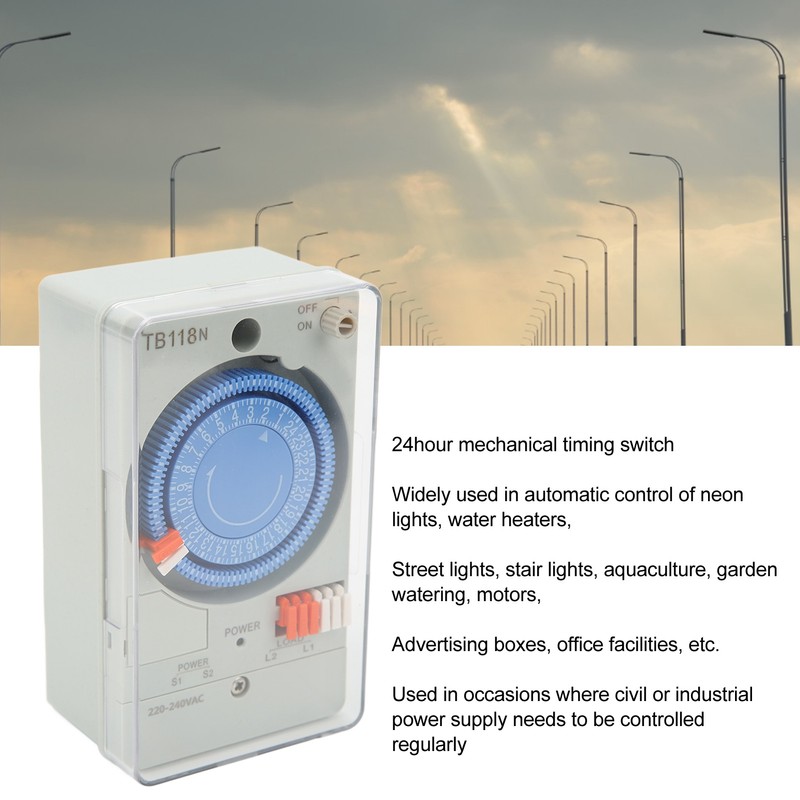 Mechanical Timer Switch Anti Interference Programmable Time Switch for Street