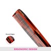 Vega Graduated Dressing Comb, Brown