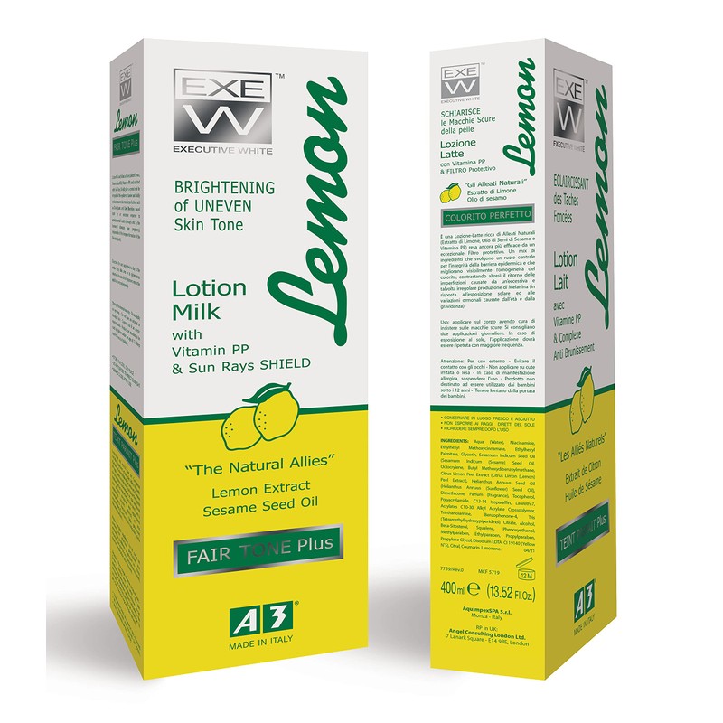 A3 Lemon Milk FAIR TONE PLUS - 400 ml