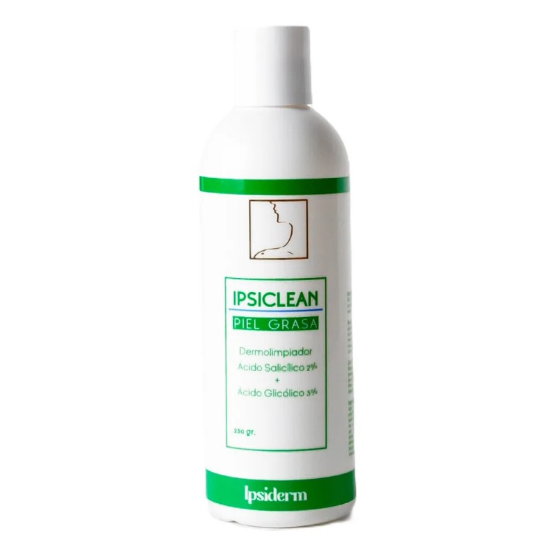 Ipsiderm Gel Dermolimpiador Piel Grasa Sin Parabenos 230ml