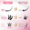 Gorgeous Olivia 88 Piezas Pestañas Postizas Kit Completo Rosa Chicle