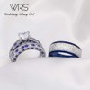Two Rings His Hers Wedding Ring Sets Couples Matching Rings