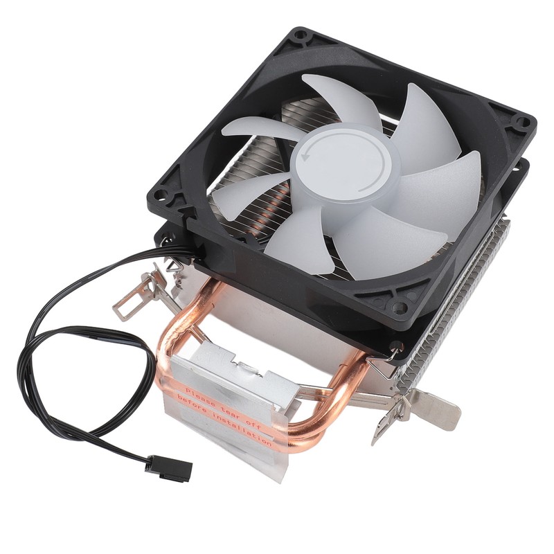 CPU Cooler Dual Heat Pipe 48CFM DC12V Quiet Operation Hydraulic