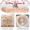 Vehomy 4Pcs Christmas Cat Toys Set - Cat Christmas Tunnel