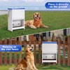 PKNYBZH Galvanized Metal Pet Food Station for Indoor & Outdoor