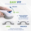 Easycare Suction Grab Rail Handles for Bathroom Set of 2