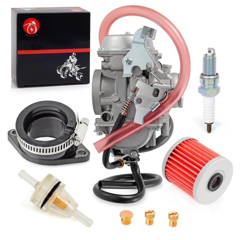Carburetor Carb and Intake Manifold Boot For Kawasaki Bayou 300