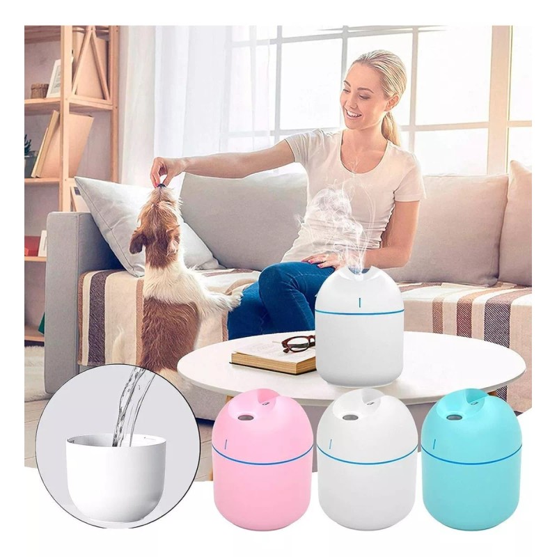 Veraly Difusor Aceite Esencial Humidificador Aire Usb Aromaterapia Color Blanco