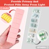 sanderala 2Pack Weekly Pill Organizer,Extra Large 7 Days Pill Cases