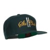 e4Hats.com Ski Club Embroidered Snapback Cap - Spruce OSFM
