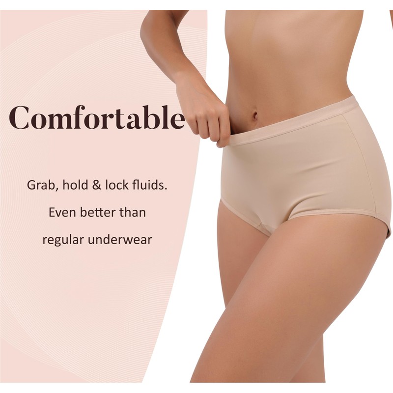 AIRCUTE Super Absorbent Incontinence Underwear for Women Leak Proof Heavy
