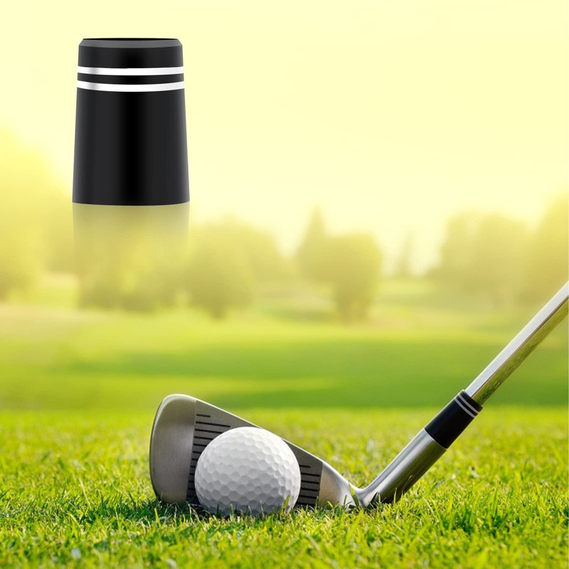 12pcs Golf Ferrules, Black Golf Tapered Ferrules 370 Golf Club