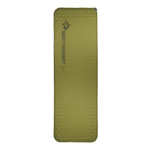 Sea to Summit Camp Self-Inflating Foam Sleeping Mat for Camping and Backpacking, Rectangular - Large (79 x 25 x 1.5 inches)