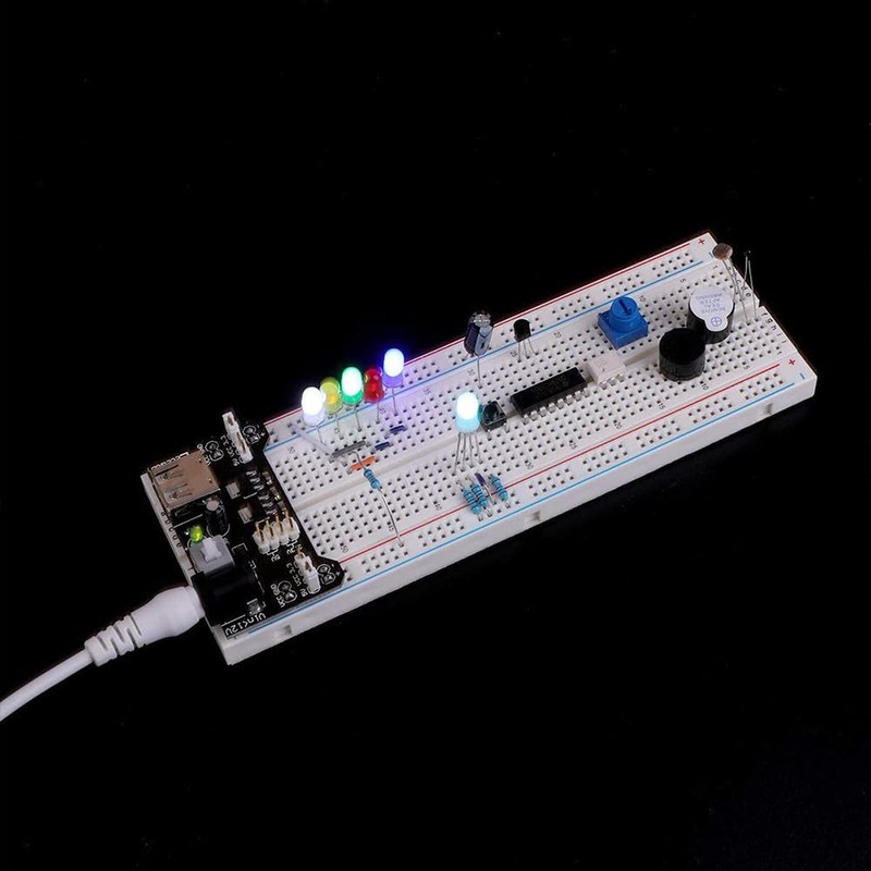 Kit Electronica Compatible con Arduino Uno Componentes Electronicos, Raspberry Pi,