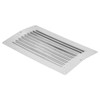 250x150mm Air Vent Louver Grill Cover Stainless Steel Duct Ventilation