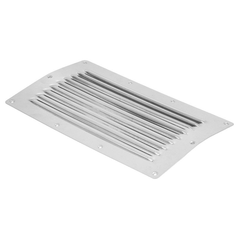250x150mm Air Vent Louver Grill Cover Stainless Steel Duct Ventilation