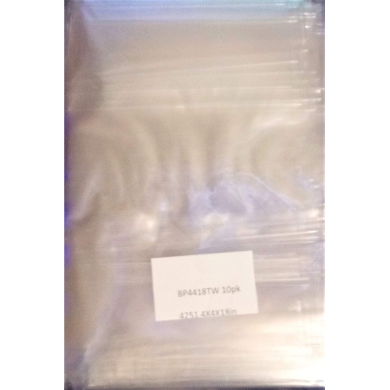 10 Clear Cello/Cellophane Wine Bottle Bag - 4" x 4"