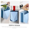 iplusmile Wall Mounted Folding Trash Can Space Saving Waste Container