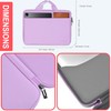 Hseok Laptop Case 13.3-14 inch Briefcase Handbag, Water-Resistant and Shockproof