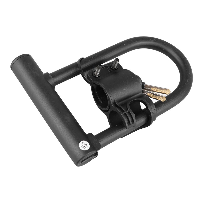 Bike U Lock with Steel Cable 2 Key Universal Anti