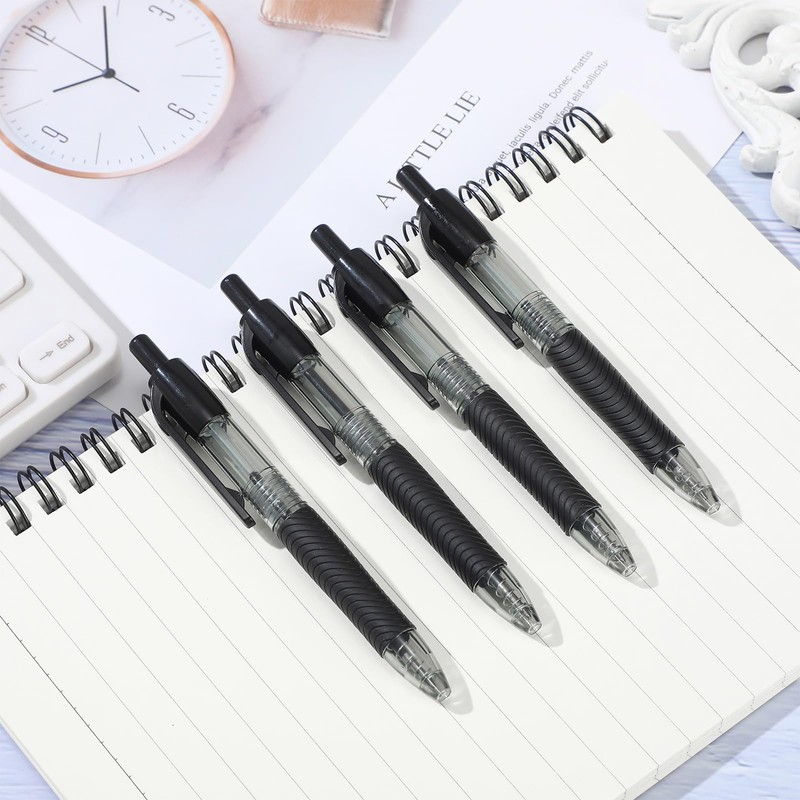 Sayglossy 48 Pack Mini Ballpoint Pens Small Pocket 1.0mm Black