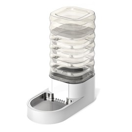 Gravity 6.5L Dog and Cat Water Bowl Dispenser, Automatic Stainless Steel Dog Water Bowl, 100% BPA-Free, Self-Filling Large Capacity Pet Water Feeder for Dogs and Cats