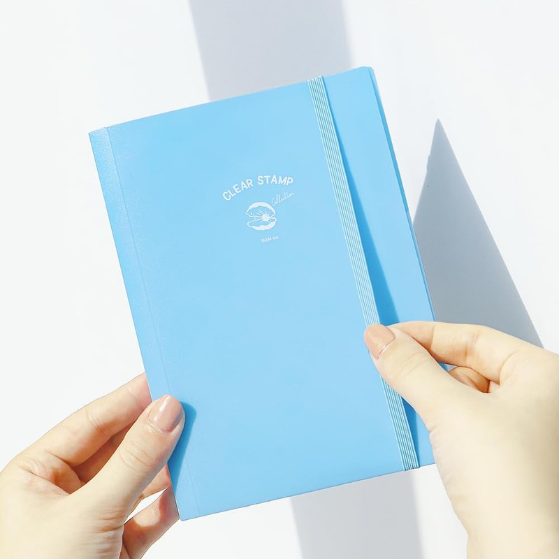 BG M File Clear Stamp File Baby Blue BT-CF011
