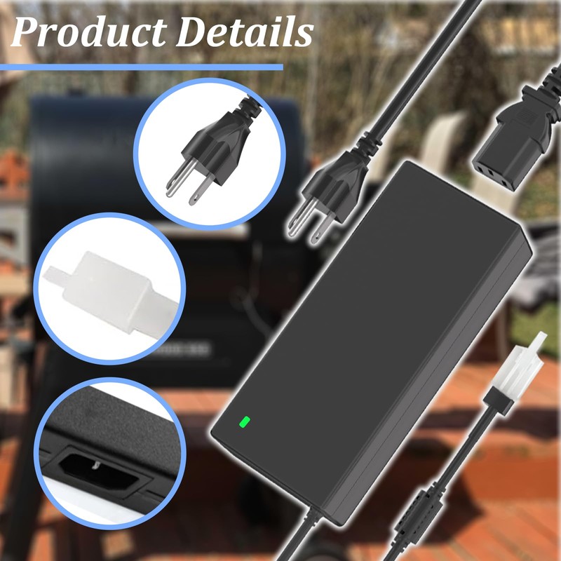 KIT0480 AC/DC Adapter 20V 4.5A Power Brick Compatible with Traeger