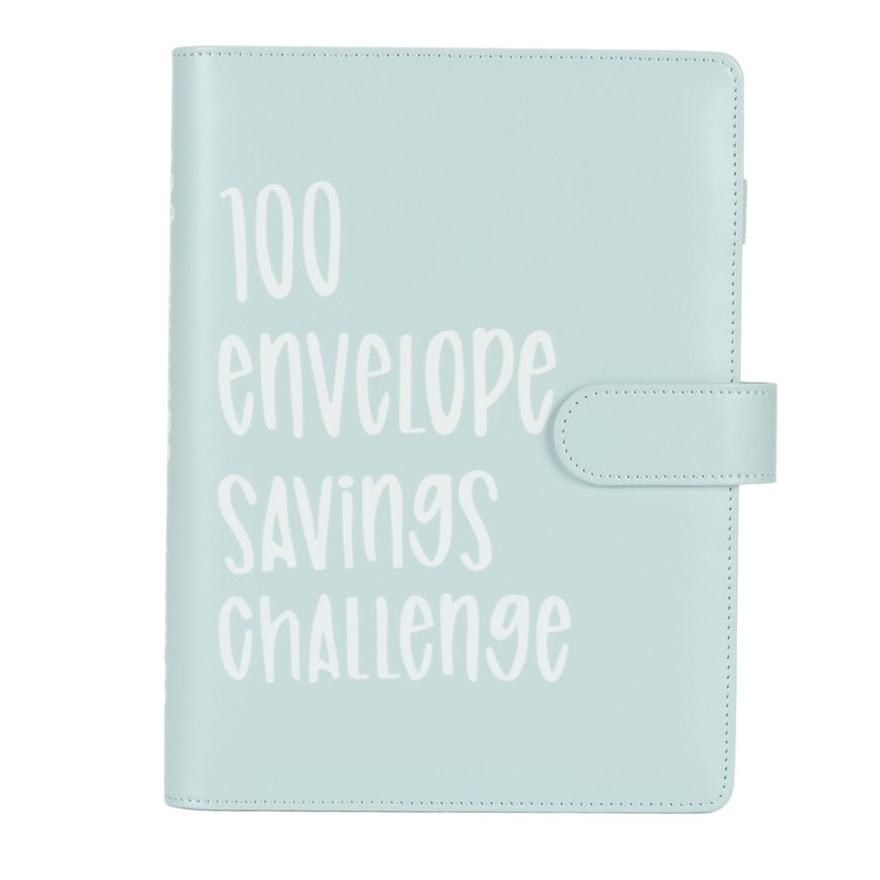 100 Envelopes Challenge Binder Waterproof A5 Money Saving Budget Binder