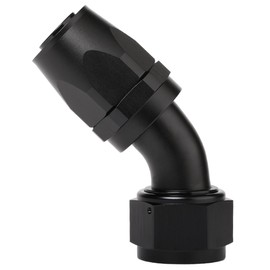 Podavelle 16AN 45 Degree Elbow Hose End Fitting Swivel Aluminum Black