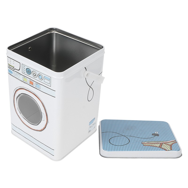 Laundry Powder Metal Box Large Capacity Metal Laundry Detergent Canister