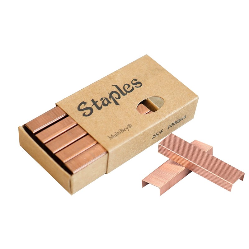 MultiBey - Recambio para grapadoras de oro rosa (tamaño estándar