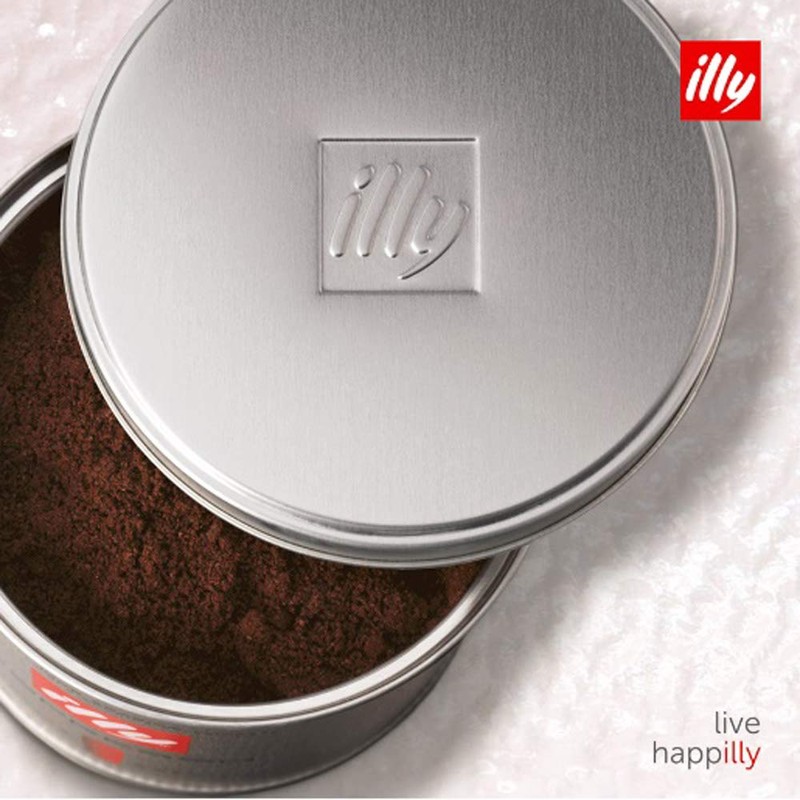 Illy Blend Espresso Powder, Decaffeinated 8.8 oz (250 g), Regular