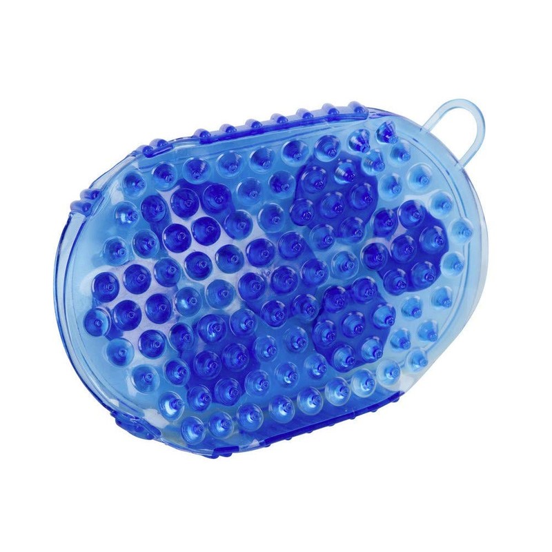 Magnet-Massage-Striegel, royalblau