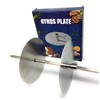 Gyros Yeros Barbecue Kebab Disc Plates (Set of 2) Stainless