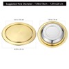 Trash Can Lid 304 Noble Gold Embedded Trash Bin Flap