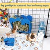 Guinea Pig Food Hay Feeder and Bunny Water Bottle Set