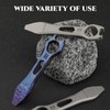 Hamansチタン EDC プライバー マルチツール 栓抜き 釘抜き クローバー レンチ ドライバー コンパクトサイズ