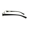 JuicyOrange Magnified Reading Glasses Rectangular Half Rim Spring Hinge Frame