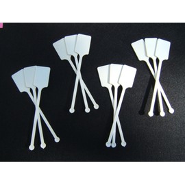 Magic PADDLES - 1 dozen large white BLANK - Create your own tricks and routines!