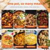 6 Quart Slow Cooker with Locking Lid, Removable Stoneware &