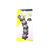 No Slip Banana Clip Flower Matte Black (Smoky Beige)