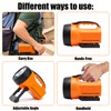WASING 10 Watt 1000 Lumens LED Rechargeable Spotlight Flashlight