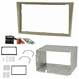 Sound-way - 2 DIN in dash car stereo adapter mounting fascia kit for VAUXHALL OPEL Corsa Astra Antara Zafira - 2DP-OPEL-CH