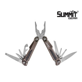 Summit Gear Stainless Steel Multi Tools Ultimate 14-in-1 - Needle Nose Pliers, Wire Cutter, Serrated Blade, and More tool  kit  set