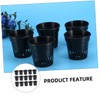 BESPORTBLE 15Pcs Slotted Plastic Net Cups for Hydroponics for Growing