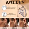 LOLIAS Hoop Earrings 925 Silver for Women Earrings 925 Silver