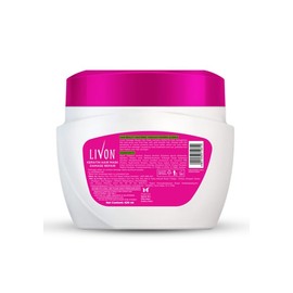 Livon Hair Mask Damage Repair | Repairs Damage, Controls Frizz | Infused with Keratin for Stronger, Smoother, Shinier Hair | 15.2 Fl Oz