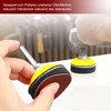 140 Piece Sanding Paper 50mm Hook and Loop 60 80
