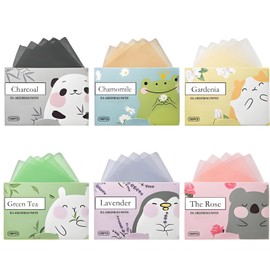 600 Sheets Makeup Blotting Paper, Oil Blotting Paper, Facial Oil Absorbing Papers for Instant Shine Control, Absorbent Sheets for Face Care Makeup, Perfect for Daily Use